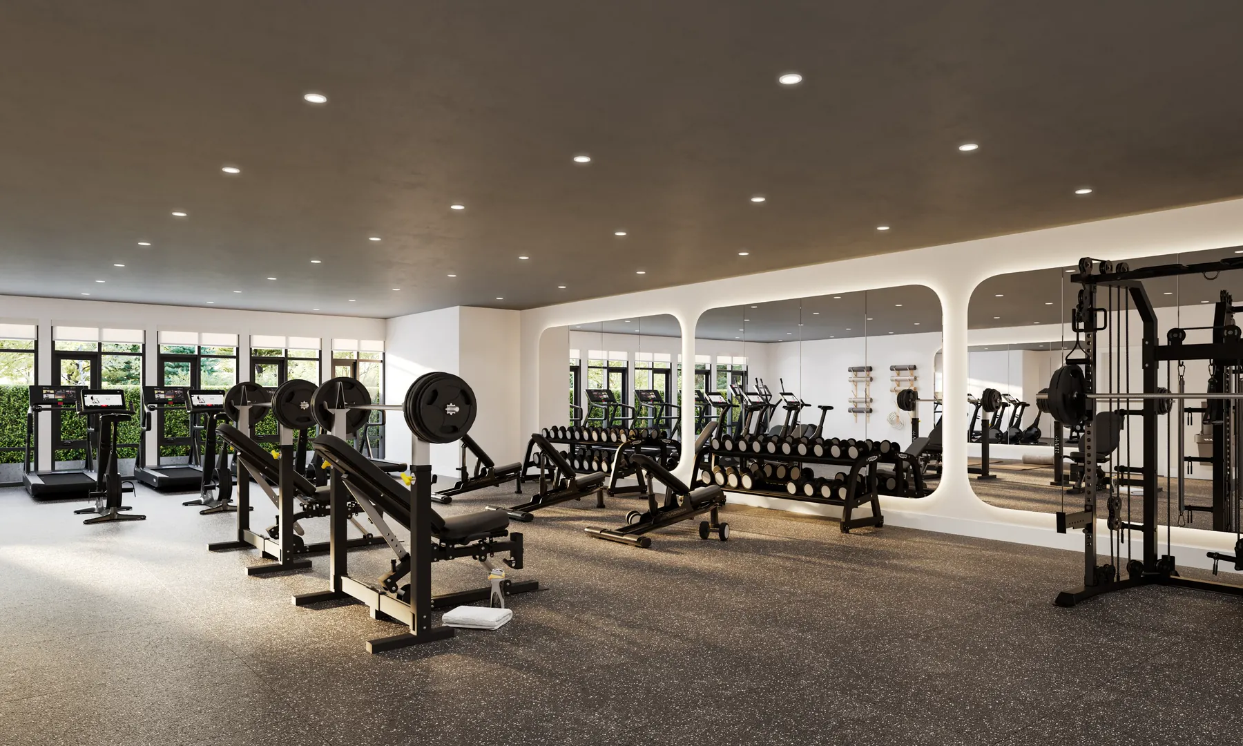 The fitness studio